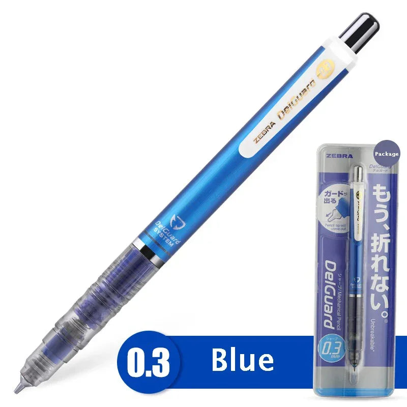 Buy The Best By Artsulli - Art is Long Life Short - ZEBRA Mechanical Pencil Japan DelGuard Type Continuous Core Pencils Lapiseira Students
