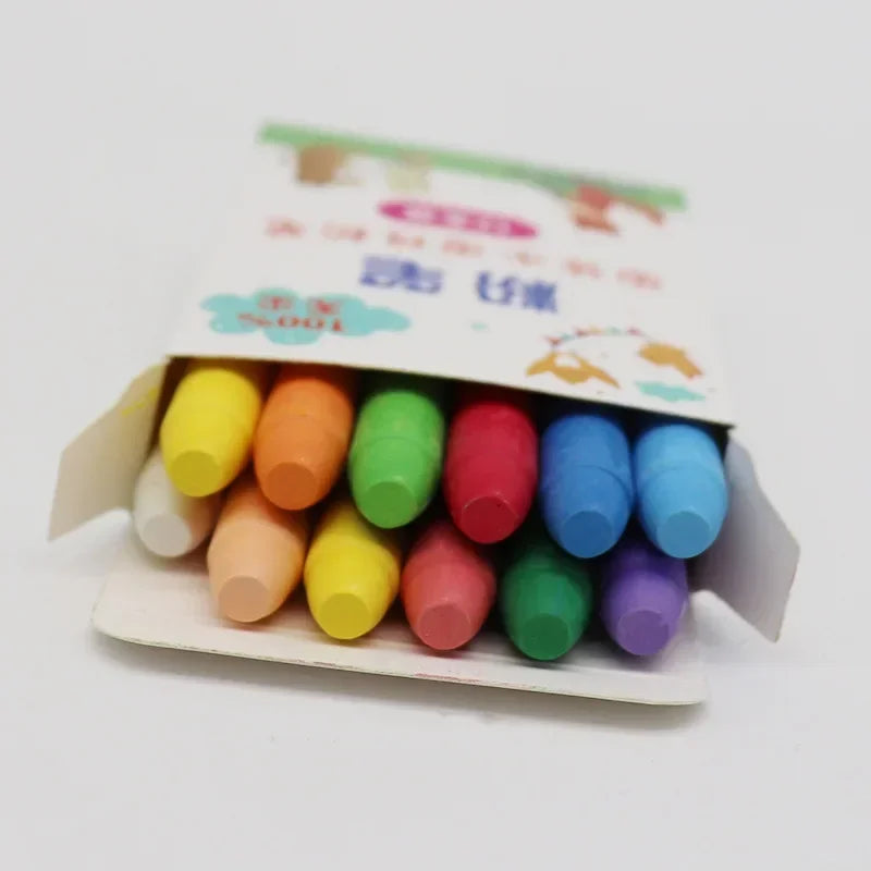 Buy The Best By Artsulli - Art is Long Life Short - 4/6/12pcs Dust Free Solid Water Chalk Non-toxic Blackboard Whiteboard Drawing Pens