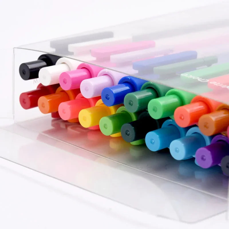 Buy The Best By Artsulli - Art is Long Life Short - KACO 20pc/lot Gel Pen 0.5mm Retro Candy Color Writing Tools with Colored Ink Hand