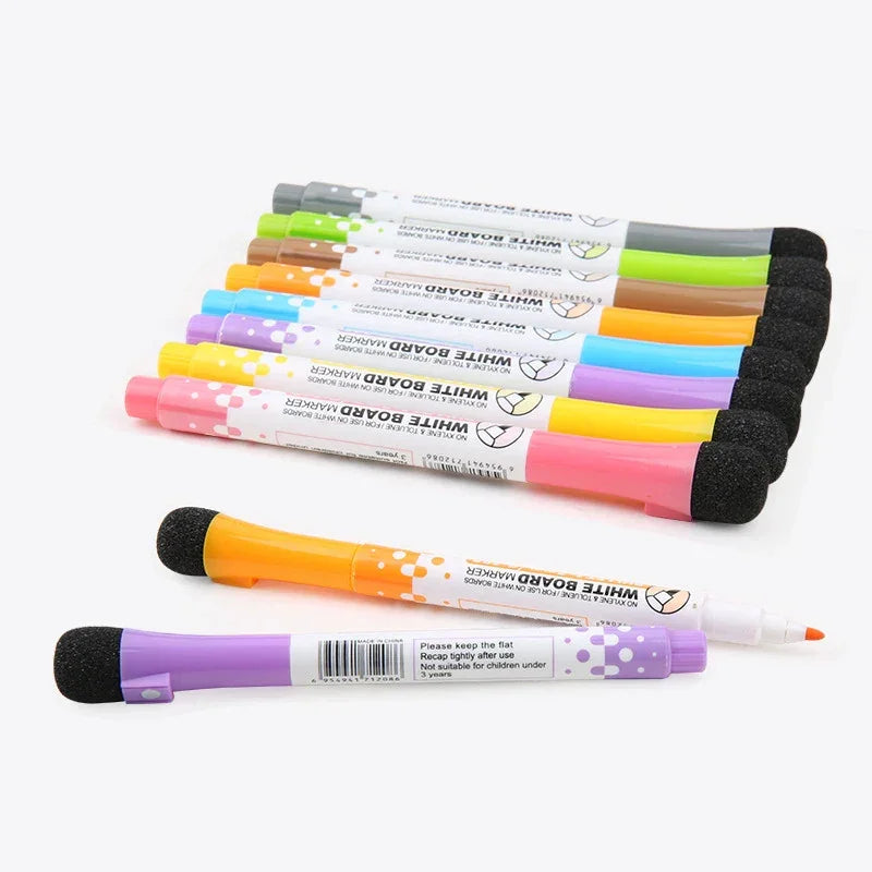 Buy The Best By Artsulli - Art is Long Life Short - 1 Set School Classroom Supplies Magnetic Erasable Whiteboard Pens Markers Dry Eraser