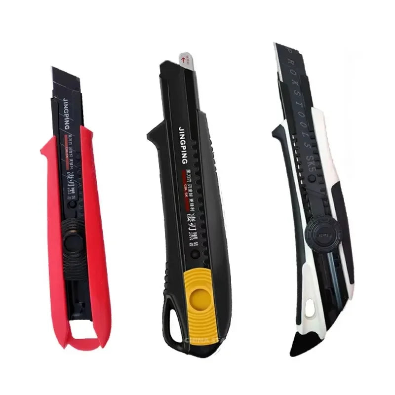 Buy The Best By Artsulli - Art is Long Life Short - High Carbon Steel Blade Utility Knife Durable Industrial Replaceable Office Student