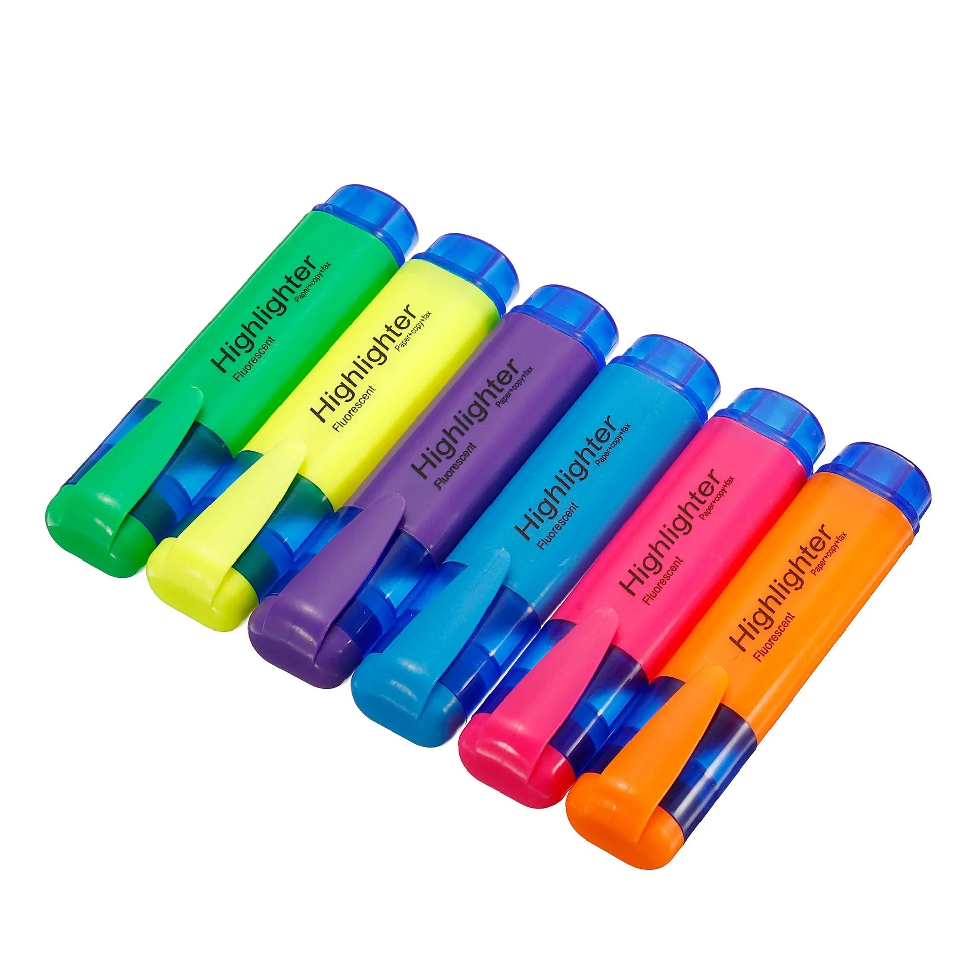 Buy The Best By Artsulli - Art is Long Life Short - 4/6Pc Highlighter Fluorescent Pen Broad Tip Writing Marker Pens for Drawing Doodling