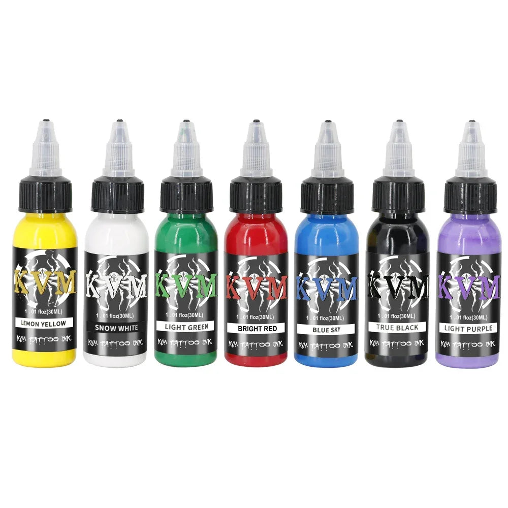 Buy The Best By Artsulli - Art is Long Life Short - KVM 30ml Multi-Color Tattoo Ink Pigment with box Kit Natural Plant Micro Permanent
