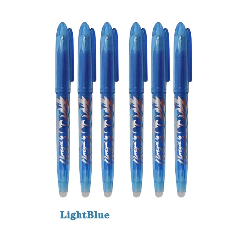Buy The Best By Artsulli - Art is Long Life Short - 6 Pcs Multi-color Erasable Gel Pen Student Writing Creative Drawing Tools Office School