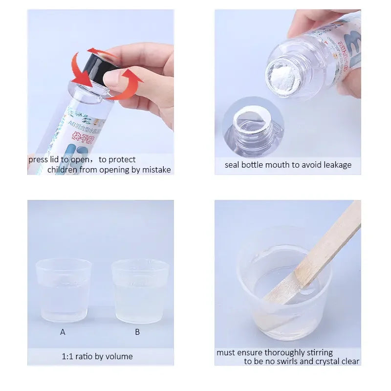 Buy The Best By Artsulli - Art is Long Life Short - All in One Silicone Molds Starter Kit with 1:1 Clear Epoxy Resin for Office Home Decor