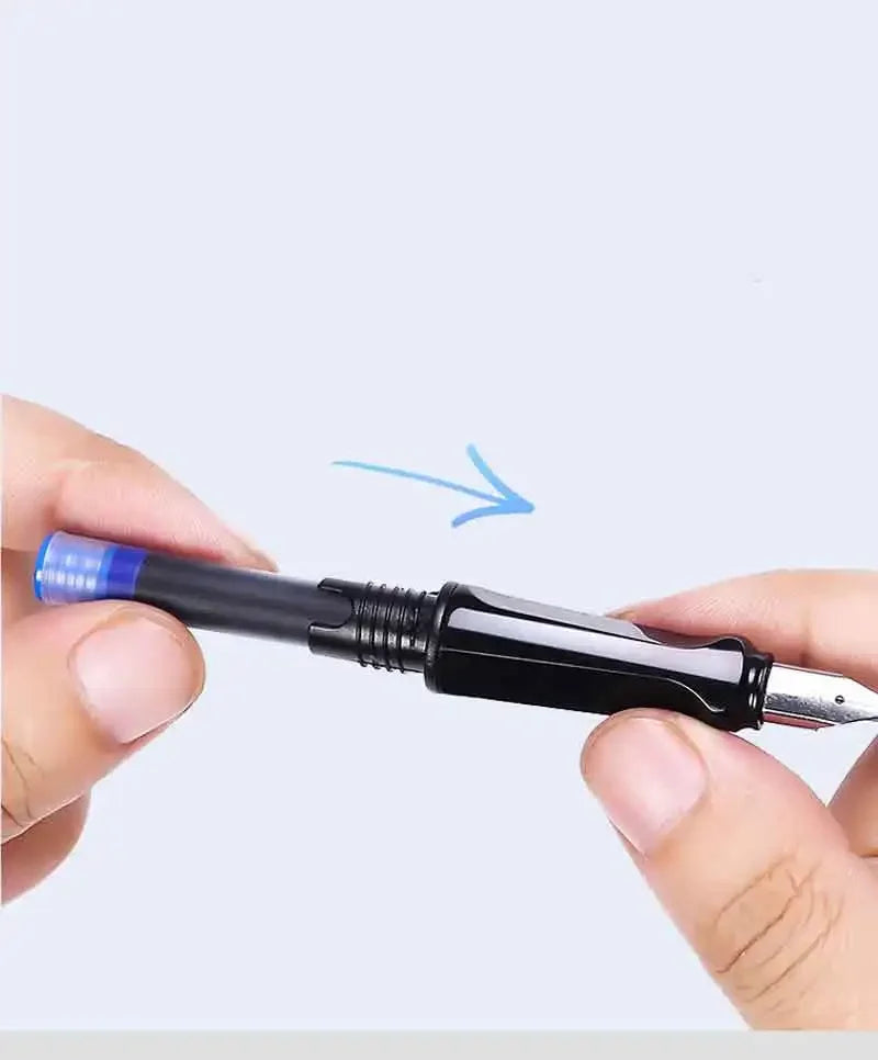 Buy The Best By Artsulli - Art is Long Life Short - 12PCS/Set Colourful Ink Sac Fountain Pen Cartridges Refills 3.4mm Blue Black Drawing