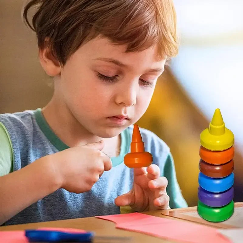 Buy The Best By Artsulli - Art is Long Life Short - Toddler Crayons Kit 12 Colors Painting Washable Activities Tool Drawing Pen