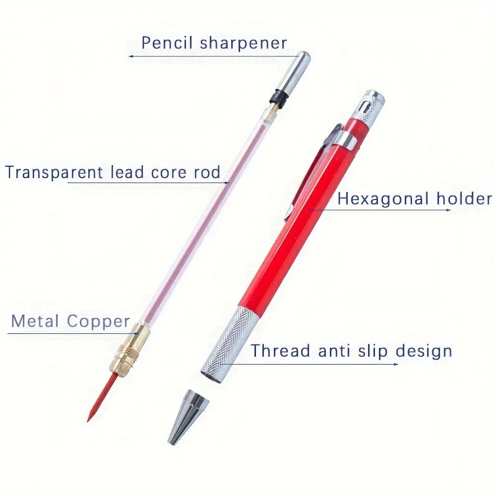 Buy The Best By Artsulli - Art is Long Life Short - 2.0MM Metal Mechanical Pencil Set with lead Drawing Design Automatic Special Student