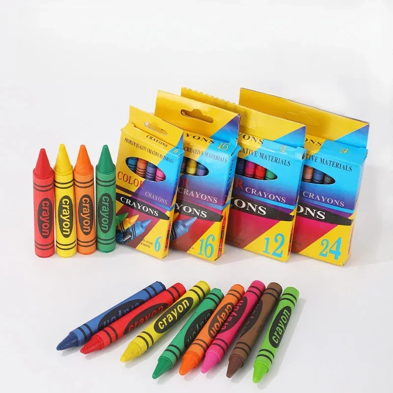 Buy The Best By Artsulli - Art is Long Life Short - 6/8/12/24pcs Children’s Crayon Non Dirty Hands Oil Painting Stick Drawing Graffiti Hand