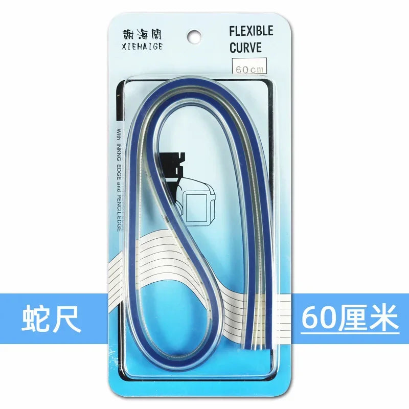 Buy The Best By Artsulli - Art is Long Life Short - Flexible Curve Ruler Drafting Drawing Tool Serpentine Plastic School office supplies
