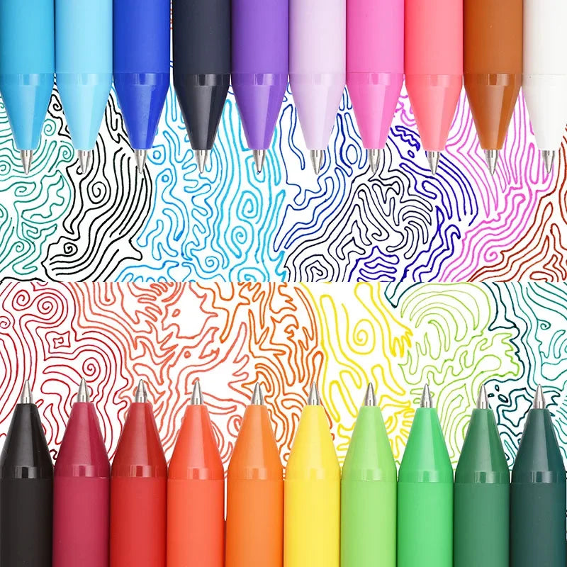 Buy The Best By Artsulli - Art is Long Life Short - KACO 20pc/lot Gel Pen 0.5mm Retro Candy Color Writing Tools with Colored Ink Hand