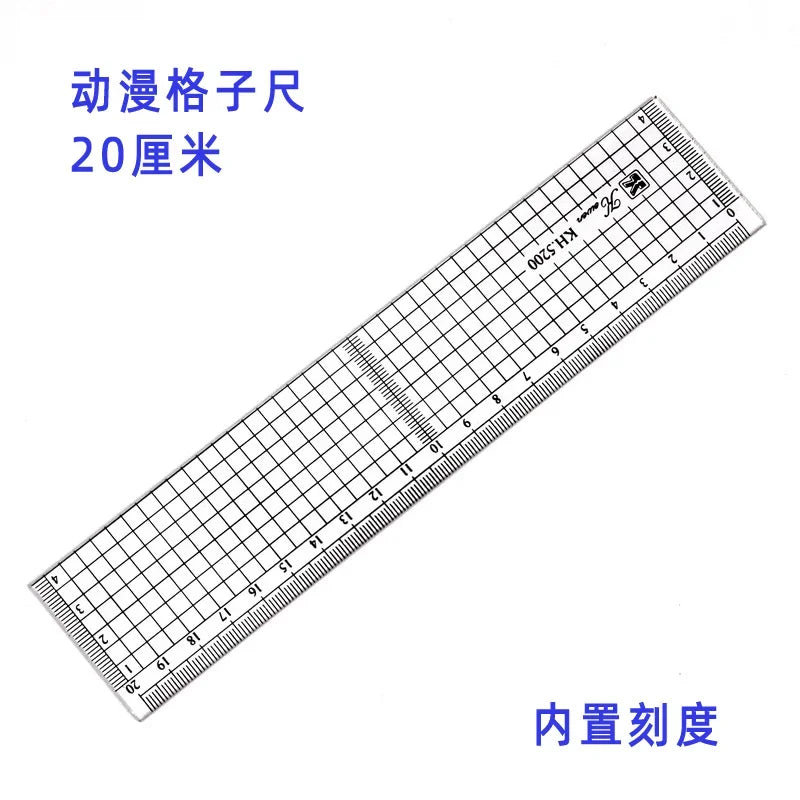 Buy The Best By Artsulli - Art is Long Life Short - Transparent Ruler Board 20 30 50cm Students Writing Desk Pad PVC Grid Sewing Cutting