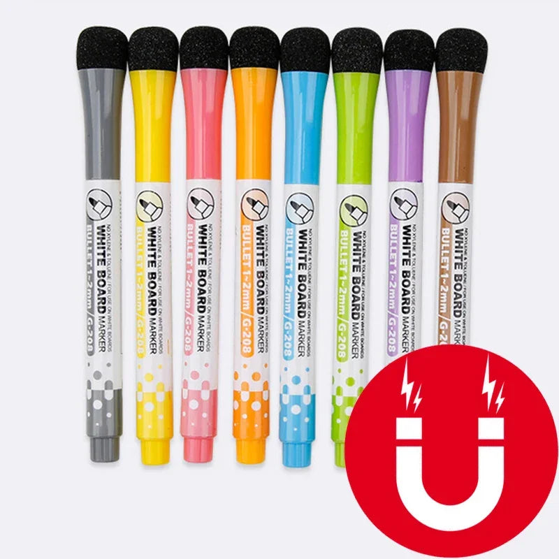 Buy The Best By Artsulli - Art is Long Life Short - 1 Set School Classroom Supplies Magnetic Erasable Whiteboard Pens Markers Dry Eraser