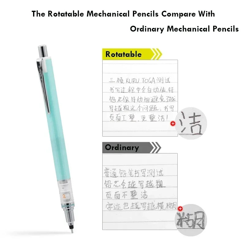 Buy The Best By Artsulli - Art is Long Life Short - Japan UNI KURA TOGA Mechanical Pencil 0.5mm Automatic Rotation Drawing Special M5-559