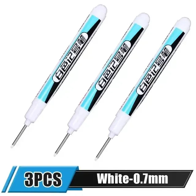 Buy The Best By Artsulli - Art is Long Life Short - 0.7/1.0/2.5MM White Permanent Marker Pens Markers Paint Pen For Wood Plastic Leather
