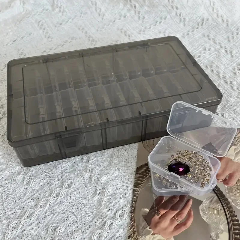 Buy The Best By Artsulli - Art is Long Life Short - Transparent plastic craft storage box portable multifunctional suitable for jewelry