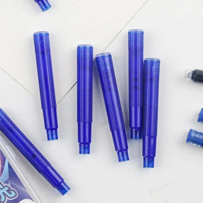 Buy The Best By Artsulli - Art is Long Life Short - 12-20PCS/Set Erasable Blue Ink Sac Fountain Pen Cartridges Refills 3.4mm Refillable