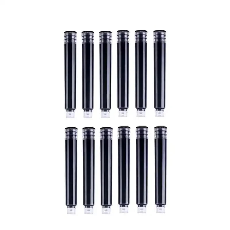 Buy The Best By Artsulli - Art is Long Life Short - 12PCS/Set Colourful Ink Sac Fountain Pen Cartridges Refills 3.4mm Blue Black Drawing