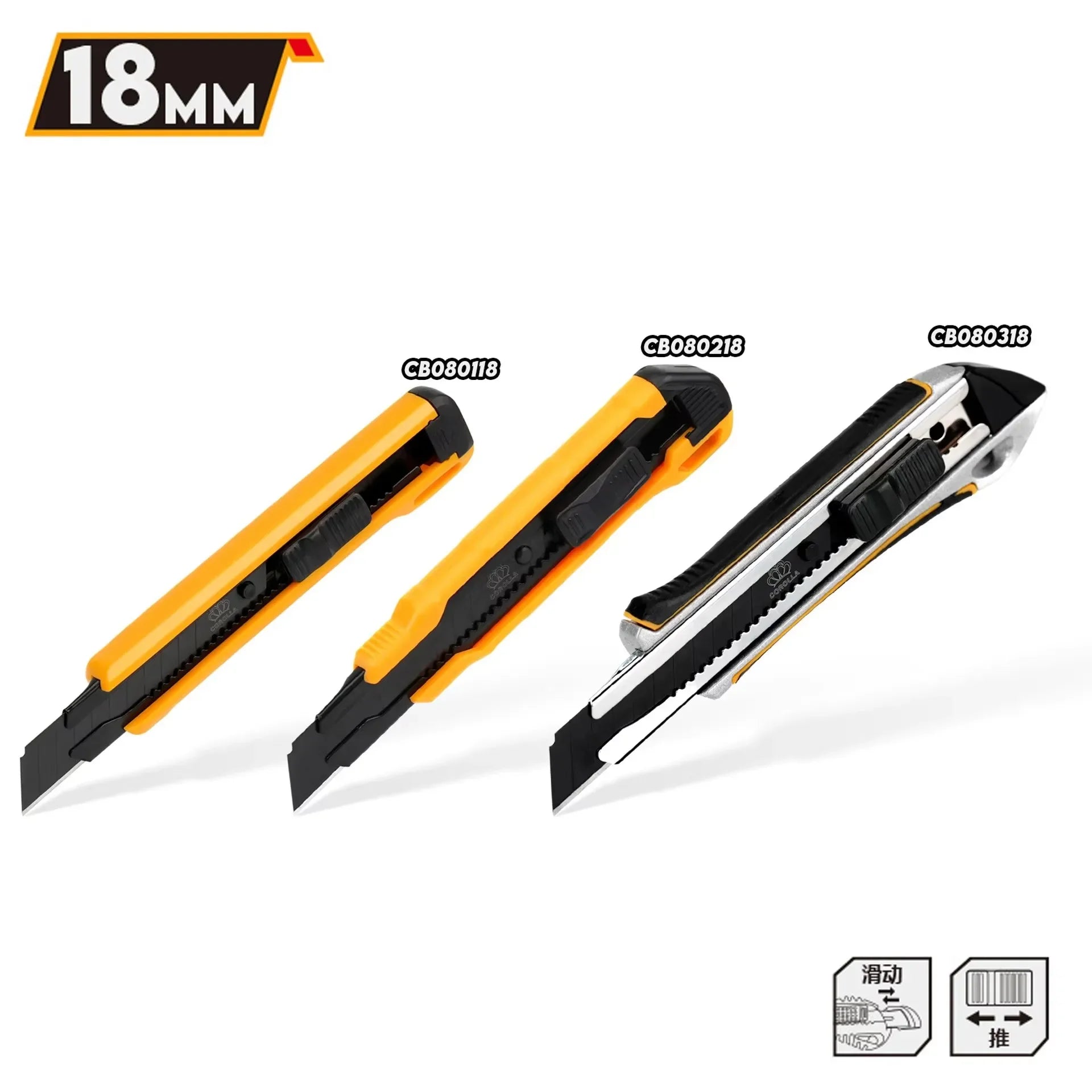 Buy The Best By Artsulli - Art is Long Life Short - High Carbon Steel Blade Utility Knife Durable Industrial Replaceable Office Student