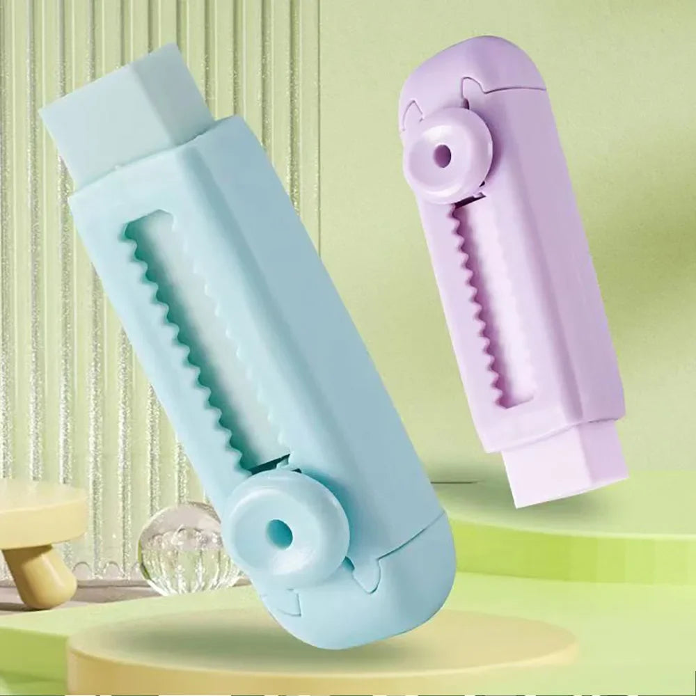 Buy The Best By Artsulli - Art is Long Life Short - Creative Retractable Push Pull Eraser Student Writing Drawing Correction Stationery
