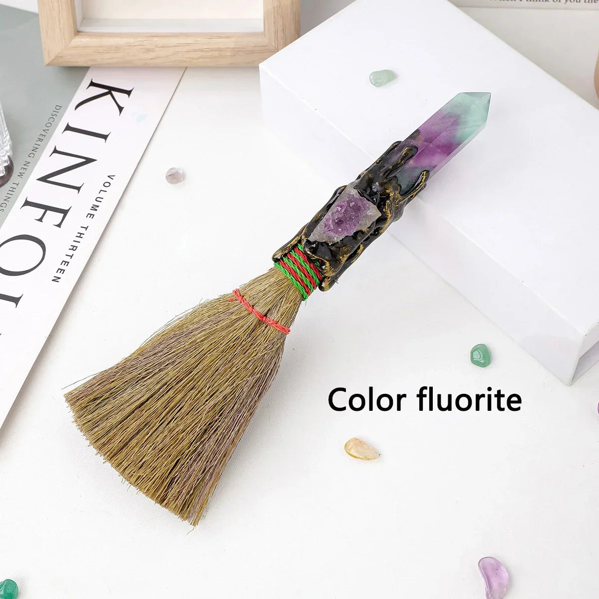 Buy The Best By Artsulli - Art is Long Life Short - 1PC Natural Crystal Point Stone Amethyst Altar Witch Supplies Table Decoration Family