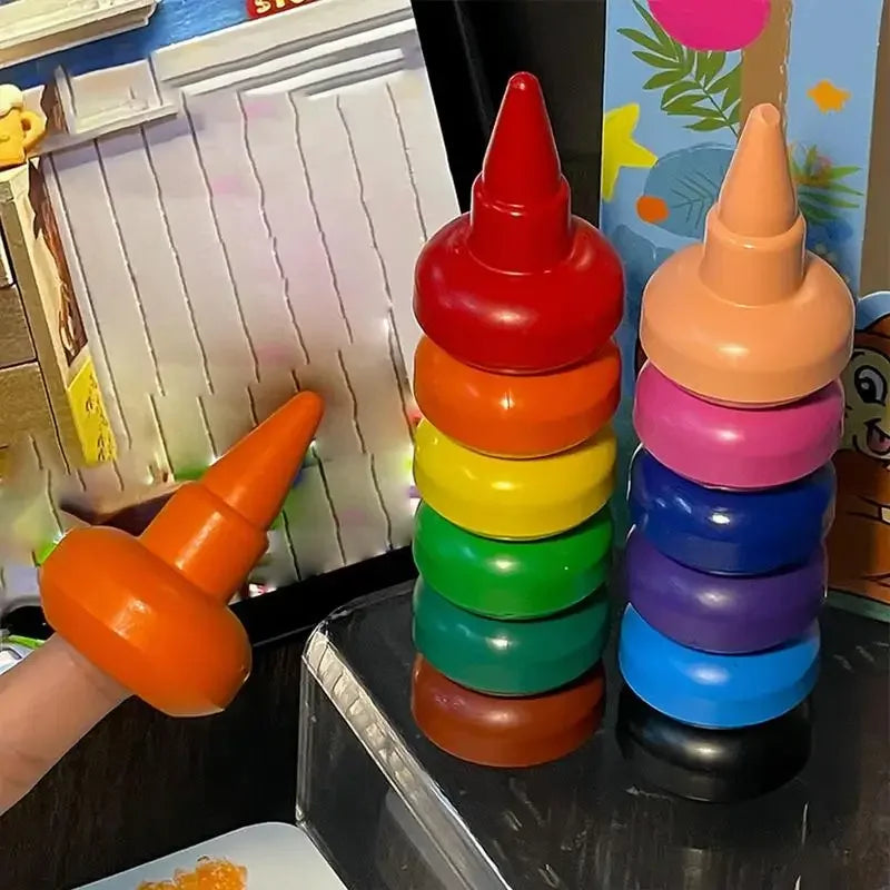 Buy The Best By Artsulli - Art is Long Life Short - Toddler Crayons Kit 12 Colors Painting Washable Activities Tool Drawing Pen