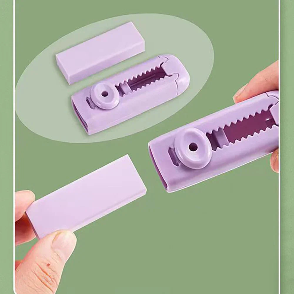 Buy The Best By Artsulli - Art is Long Life Short - Creative Retractable Push Pull Eraser Student Writing Drawing Correction Stationery
