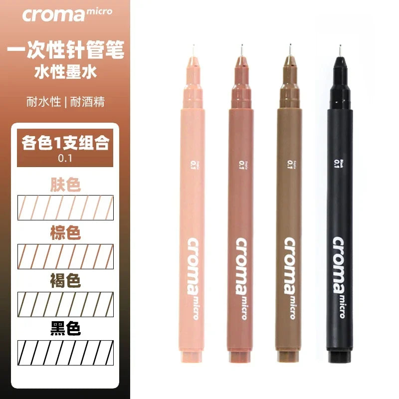 Buy The Best By Artsulli - Art is Long Life Short - Croma Micro Fineliner Calligraphy Pens set for Artist Drawing Supplies Waterproof Ink