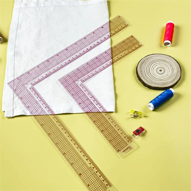 Buy The Best By Artsulli - Art is Long Life Short - Garment Cutting Plastic Quilting Ruler For Sewing Accessories Patchwork Tools Tailor