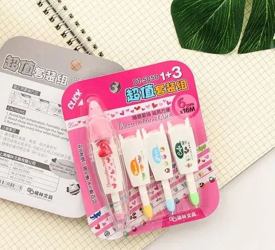 Buy The Best By Artsulli - Art is Long Life Short - 1 pc Kawaii Animals Mechanical Decorative Correction Tape Corrector Diary Diy Journal