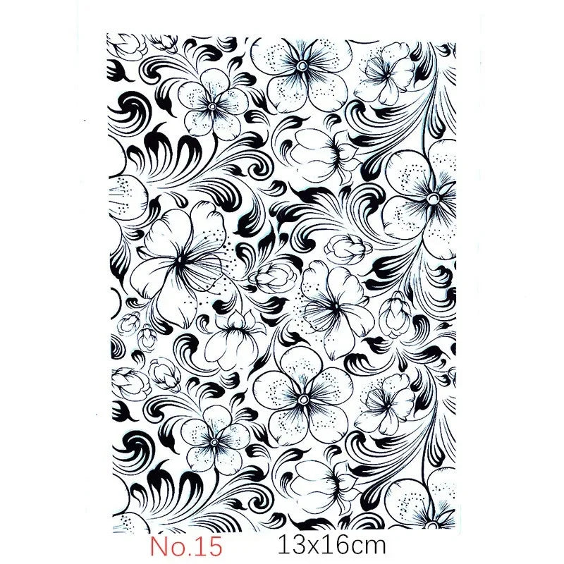 Buy The Best By Artsulli - Art is Long Life Short - SNASAN Dragonfly Polymer Clay Texture Stamp Sheets Summer Pattern DIY Individual Design