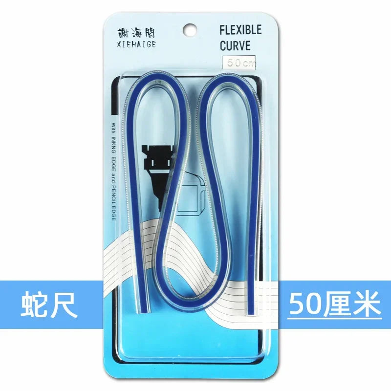 Buy The Best By Artsulli - Art is Long Life Short - Flexible Curve Ruler Drafting Drawing Tool Serpentine Plastic School office supplies