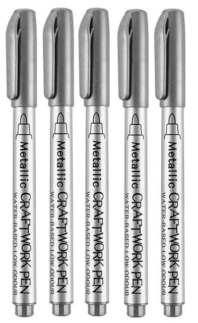 Buy The Best By Artsulli - Art is Long Life Short - 2-5pcs/lot Waterproof Permanent Paint Marker Pens Gold Silver Drawing Students School