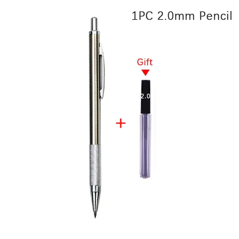 Buy The Best By Artsulli - Art is Long Life Short - 0.3 0.5 0.7 0.9 1.3 2.0 3.0mm Mechanical Pencil Full Metal Drawing Painting Automatic