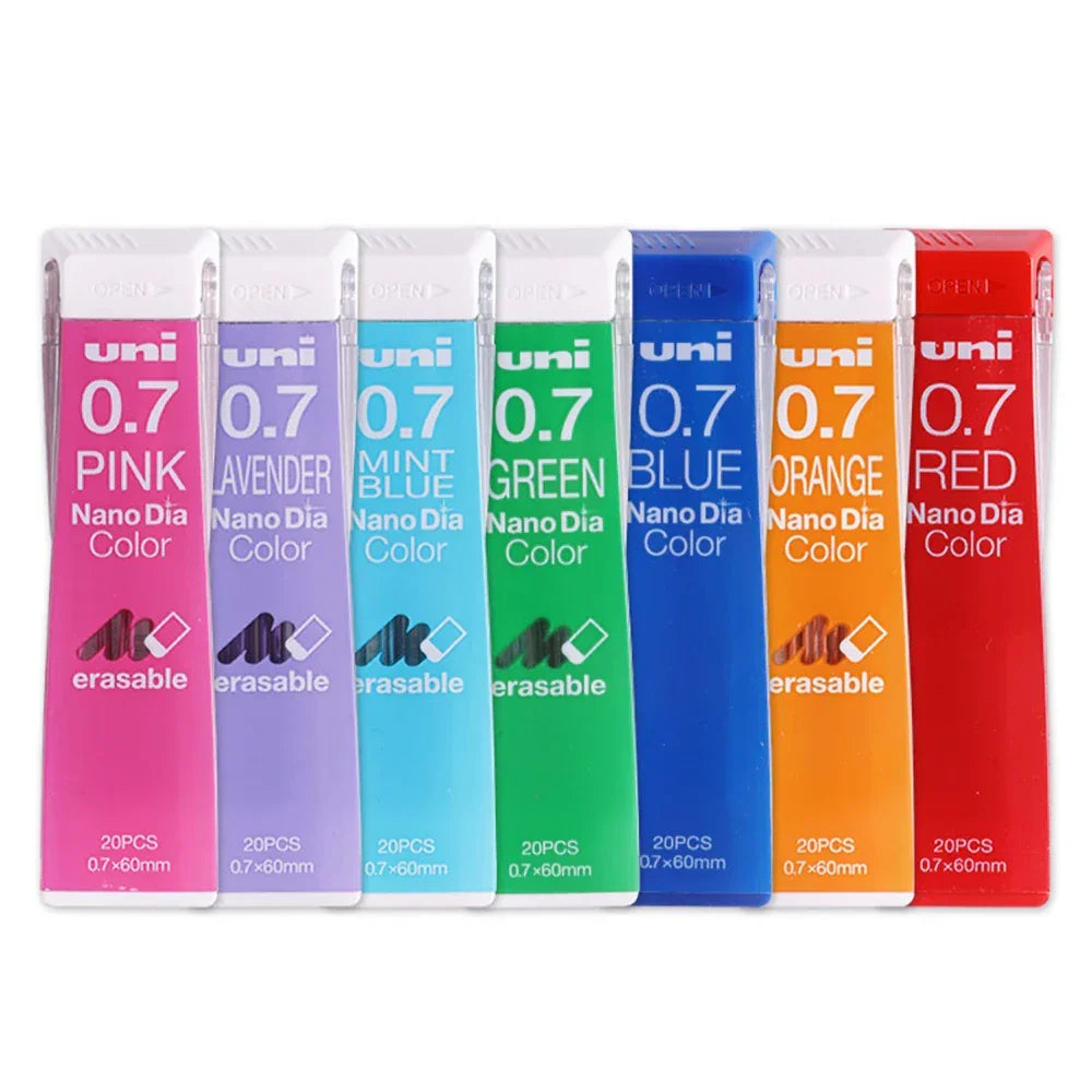 Buy The Best By Artsulli - Art is Long Life Short - 1pcs Japan UNI Color Lead 0.7mm Erasable Mechanical Pencil Refill Nano Dia 202NDC Non