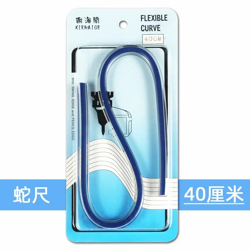 Buy The Best By Artsulli - Art is Long Life Short - Flexible Curve Ruler Drafting Drawing Tool Serpentine Plastic School office supplies