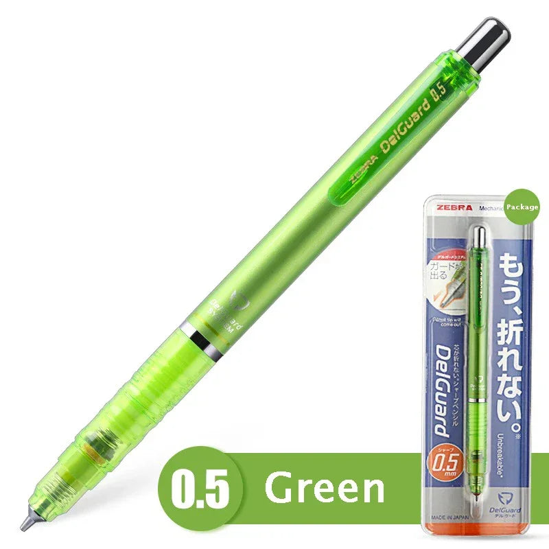 Buy The Best By Artsulli - Art is Long Life Short - ZEBRA Mechanical Pencil Japan DelGuard Type Continuous Core Pencils Lapiseira Students