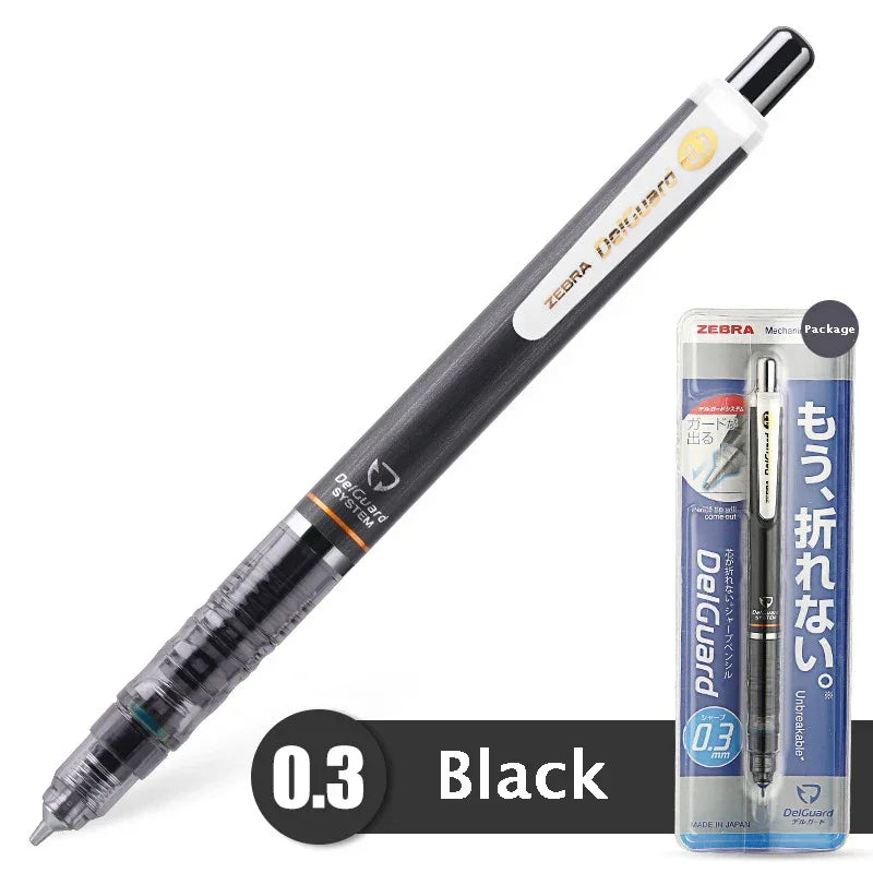Buy The Best By Artsulli - Art is Long Life Short - ZEBRA Mechanical Pencil Japan DelGuard Type Continuous Core Pencils Lapiseira Students