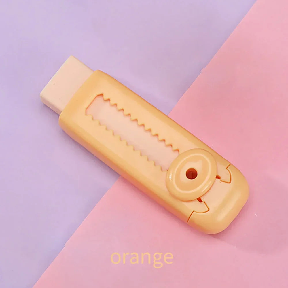 Buy The Best By Artsulli - Art is Long Life Short - Creative Retractable Push Pull Eraser Student Writing Drawing Correction Stationery