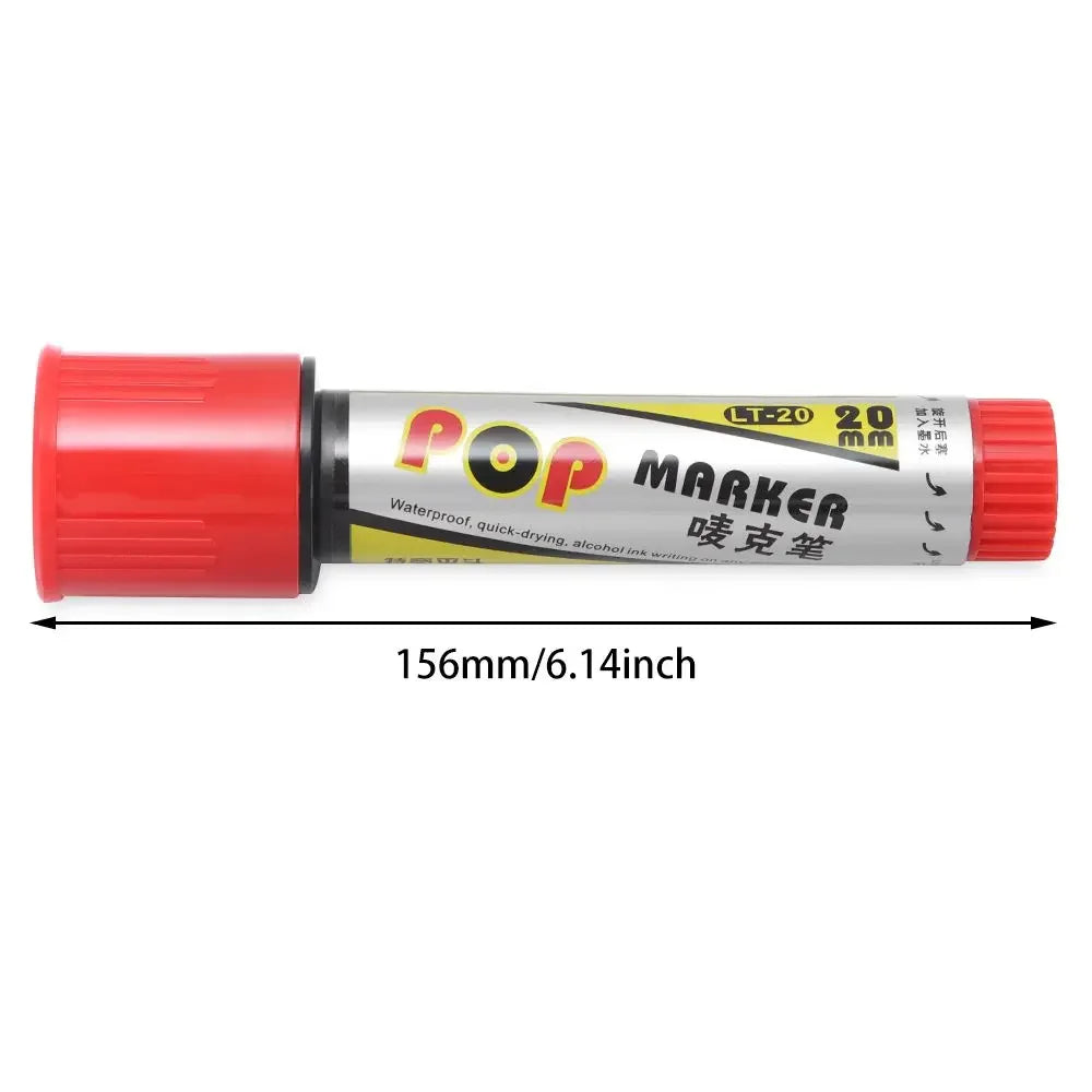Buy The Best By Artsulli - Art is Long Life Short - POP Waterproof Paint Permanent Refillable Marker Pen 20mm Sketching Graffiti Markers