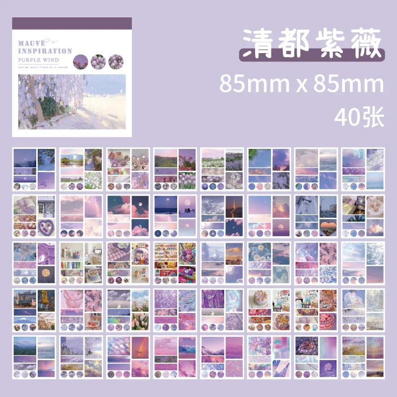 Buy The Best By Artsulli - Art is Long Life Short - 40pcs Decoration Sticker Planner Handbook Scrapbook DIY Material Creative Aesthetics