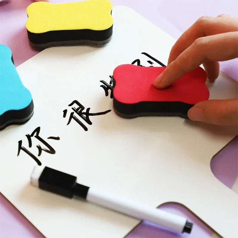 Buy The Best By Artsulli - Art is Long Life Short - 8PC Magnetic Colorful Whiteboard Pen Black White Board Markers Built In Eraser School