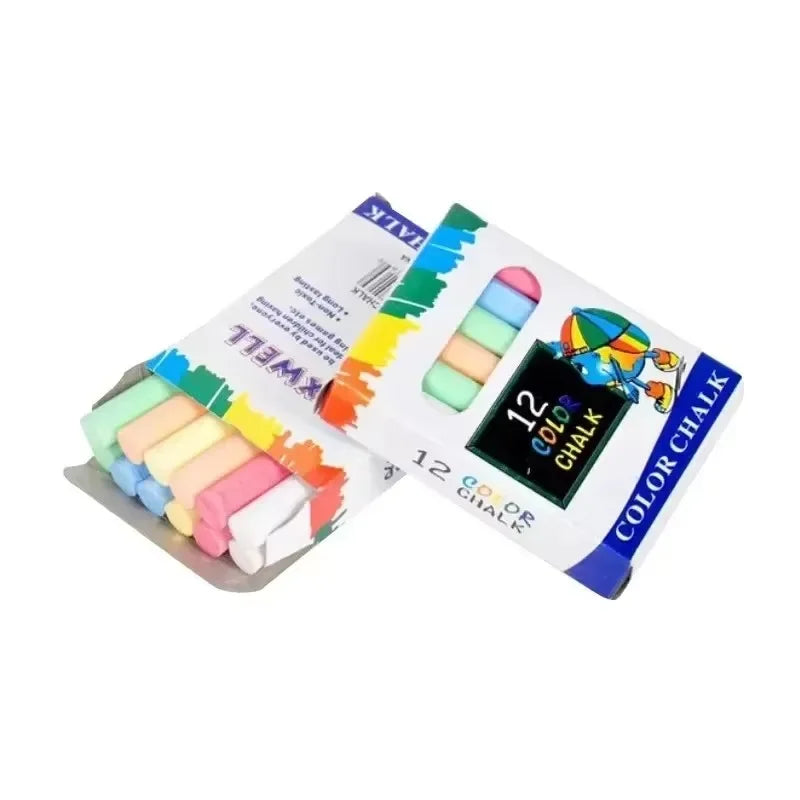 Buy The Best By Artsulli - Art is Long Life Short - 12Pcs/Box Teaching Color Non-dust Healthy Chalk Children’s Drawing Board Professional
