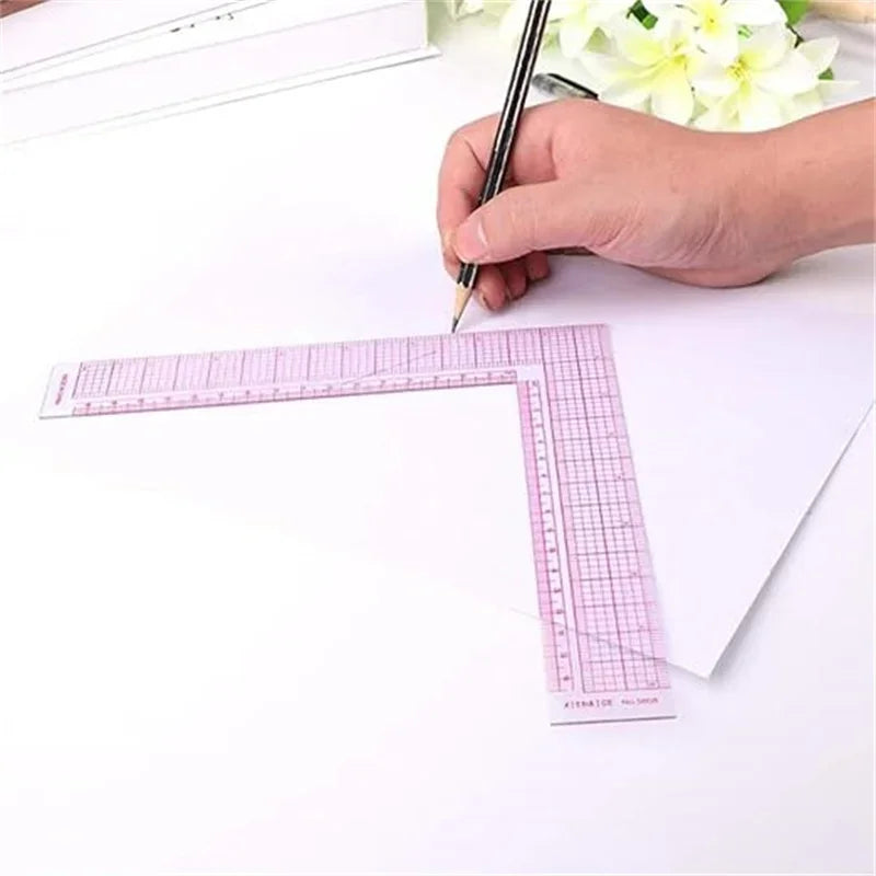 Buy The Best By Artsulli - Art is Long Life Short - Garment Cutting Plastic Quilting Ruler For Sewing Accessories Patchwork Tools Tailor