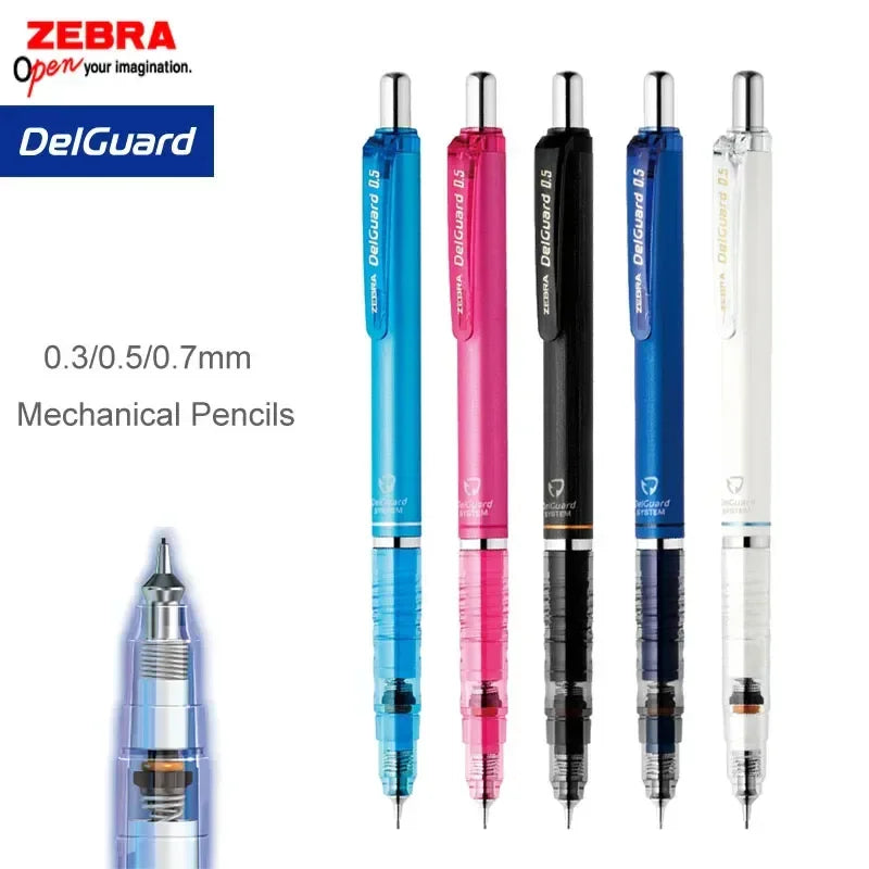 Buy The Best By Artsulli - Art is Long Life Short - ZEBRA Mechanical Pencil Japan DelGuard Type Continuous Core Pencils Lapiseira Students