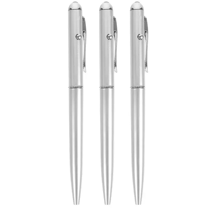 Buy The Best By Artsulli - Art is Long Life Short - 3 Pcs Silver Highlighters Cash Detect Tool Ultraviolet Led Light Pen Uv Invisible Ink