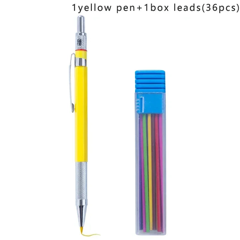 Buy The Best By Artsulli - Art is Long Life Short - 2.0MM Metal Mechanical Pencil with lead Drawing Design Automatic Special Student Office