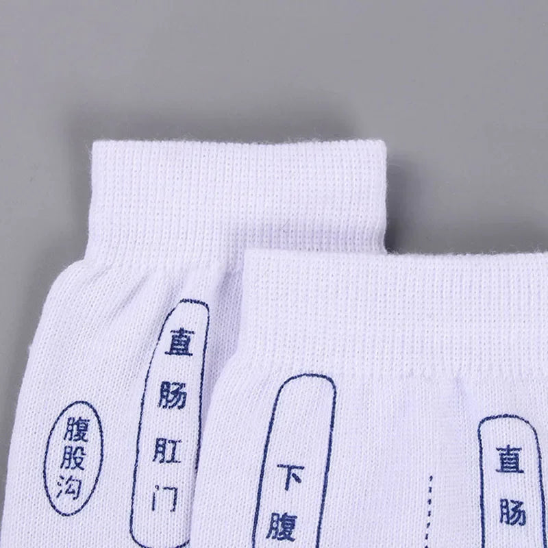 Buy The Best By Artsulli - Art is Long Life Short - 1pair Acupoint Massage Socks Cotton Illustration Acupuncture Points Health Care