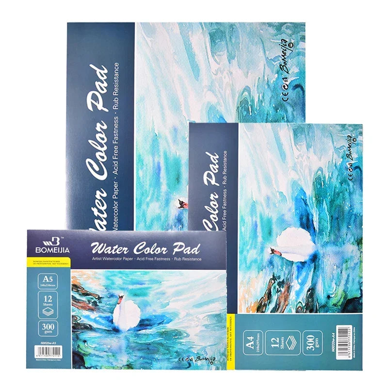 Buy The Best By Artsulli - Art is Long Life Short - 100% Cotton Watercolor Sketchbook 300g/m2 Water Color Drawing Paper Book Student