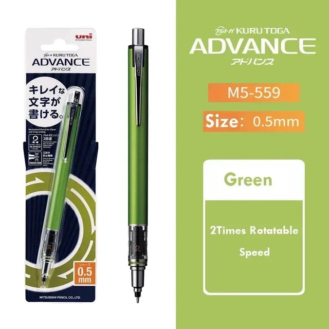 Buy The Best By Artsulli - Art is Long Life Short - Japan UNI KURA TOGA Mechanical Pencil 0.5mm Automatic Rotation Drawing Special M5-559
